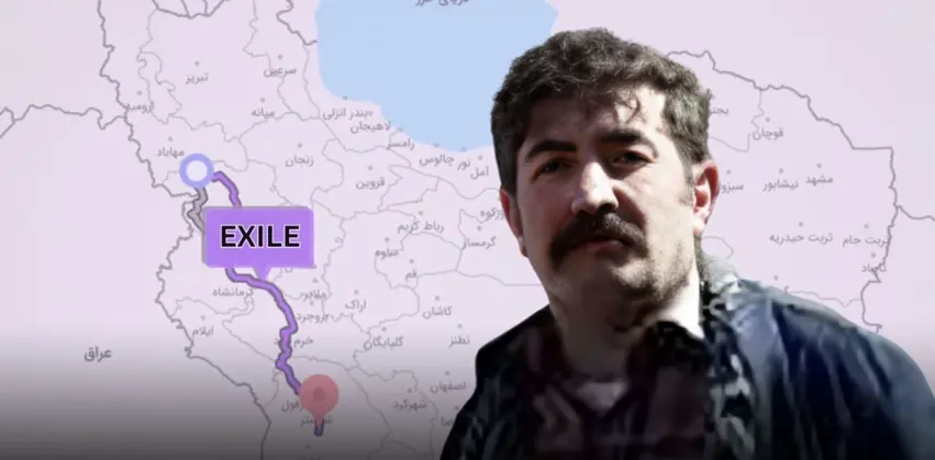 Îran, girtiyekî berê yê kurd sirgûn dike