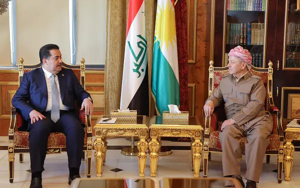 Serok Barzanî pêswaziya Sûdanî kir 