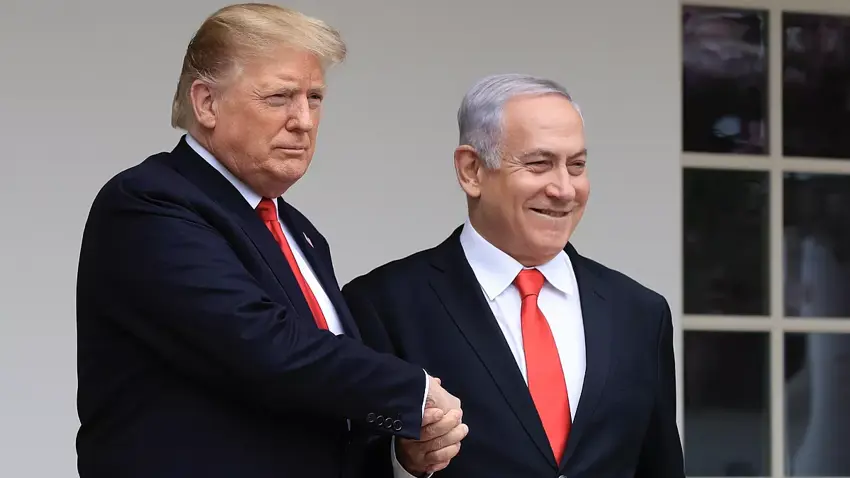 Netanyahu ile Donald Trump görüstü