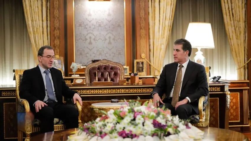 Neçirvan Barzani, Rus Büyükelçi ile görüstü