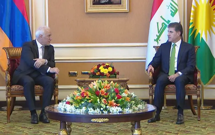 Neçirvan Barzani, Vaagn Haçaturyan ile bir ara geldi