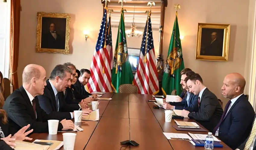 Mesrûr Barzanî û Brian Nielsen projeya “Hesabê Min” gotûbêj kirin