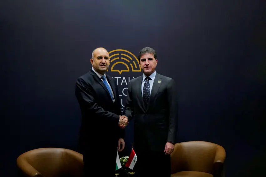 Nêçîrvan Barzanî li gel Serokê Bulgaristanê civiya