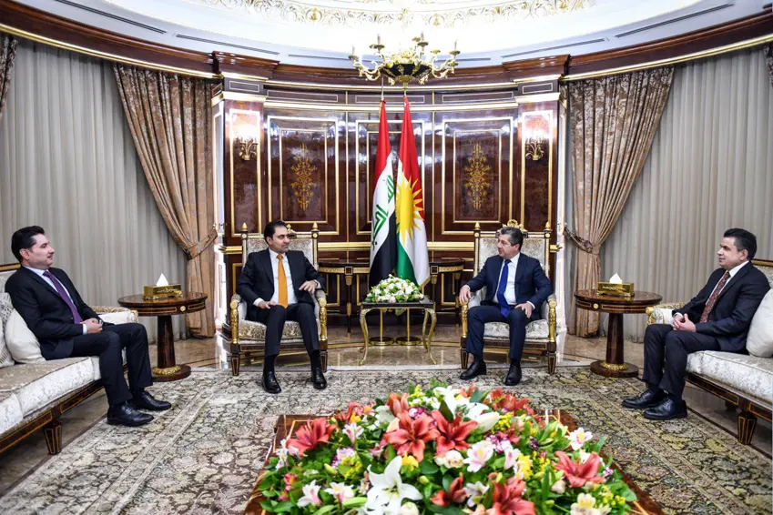 Mesrur Barzani Muhsin Mendelavi’yi kabul etti
