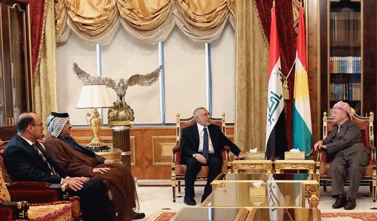 Serok Barzanî bi Mehmûd Meshedanî re civiya