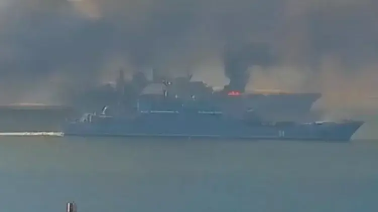 Ûkrayna: Me li du kestiyên Rûsyayê xist