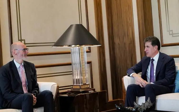 Nêçîrvan Barzani bi Balyozê Brîtanyayê re civiya