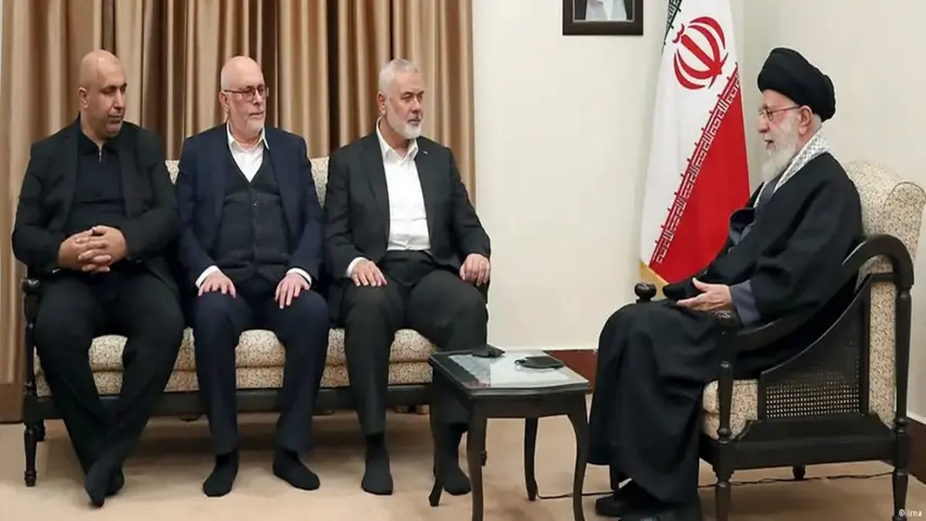 Serokê Hamasê li Tehranê soza serneketina Îsraîlê da Xamaney!