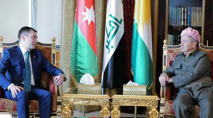 Serok Barzanî pêswazîya Balyozê Azerbaycanê kir