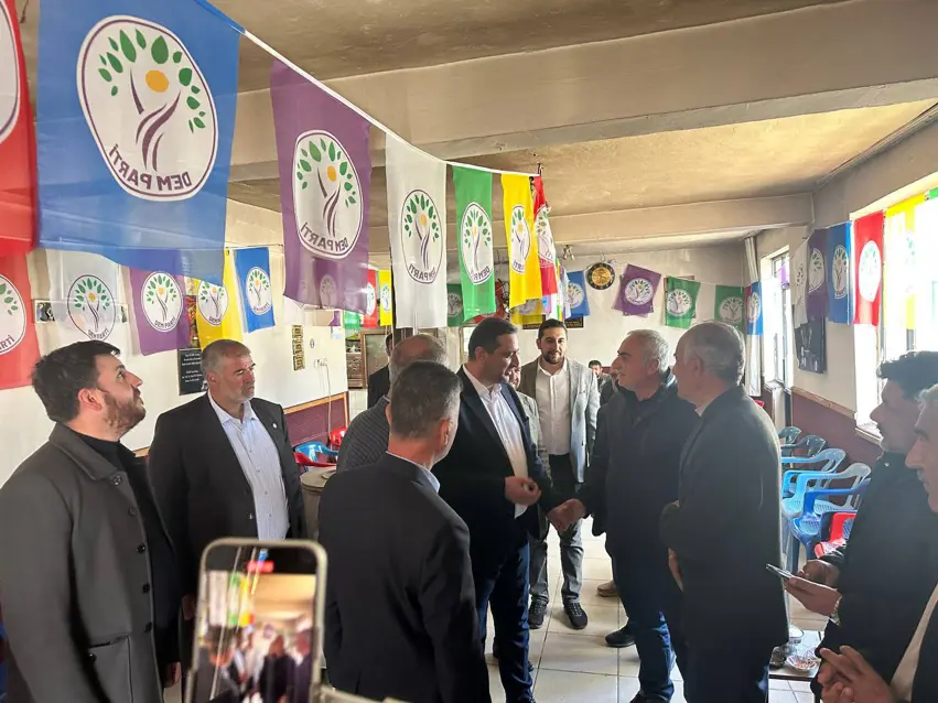 HÜDA-PAR Batman Adayi Ramanli, DEM Parti’yi ziyaret etti