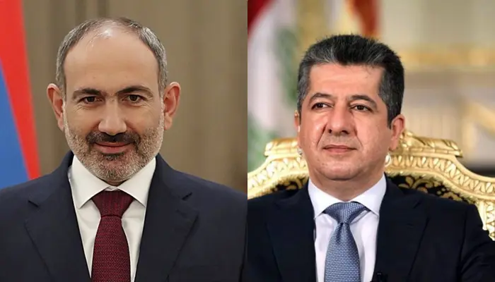 Pasinyan cejna Mesrûr Barzanî bi nameyekê pîroz kir