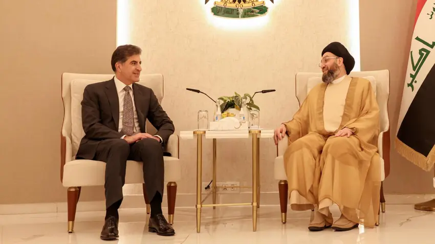 Neçirvan Barzani, Ammar Hekim ile görüstü