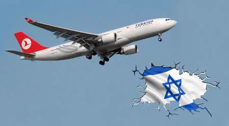 THY Israil’e tüm uçuslari iptal etti!