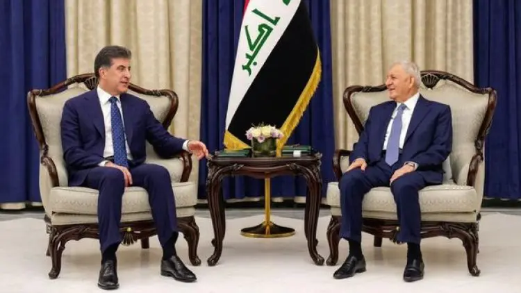 Neçirvan Barzani, Resid ile bir araya geldi 