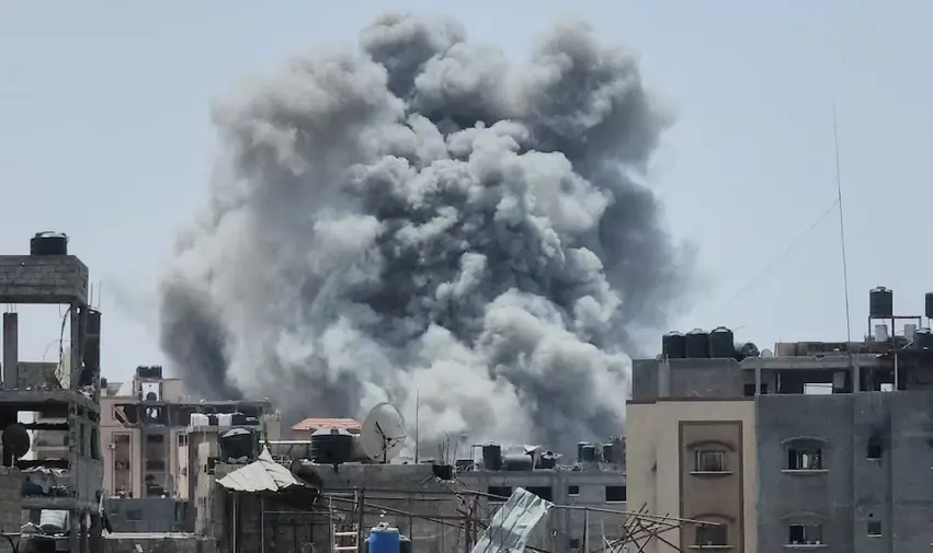 Di dema hevdîtina Sullivan û Netanyahu de Îsraîlê hêrisî Xezzeyê kir