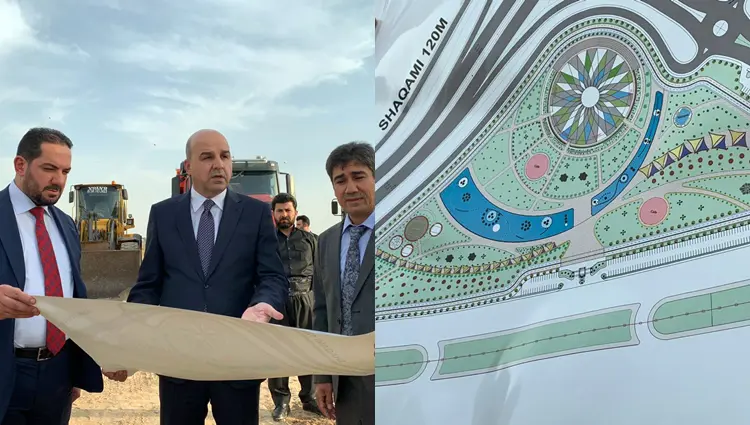 Li Hewlêrê li ser 120 hezar metre çargose parkeke nû tê çêkirin