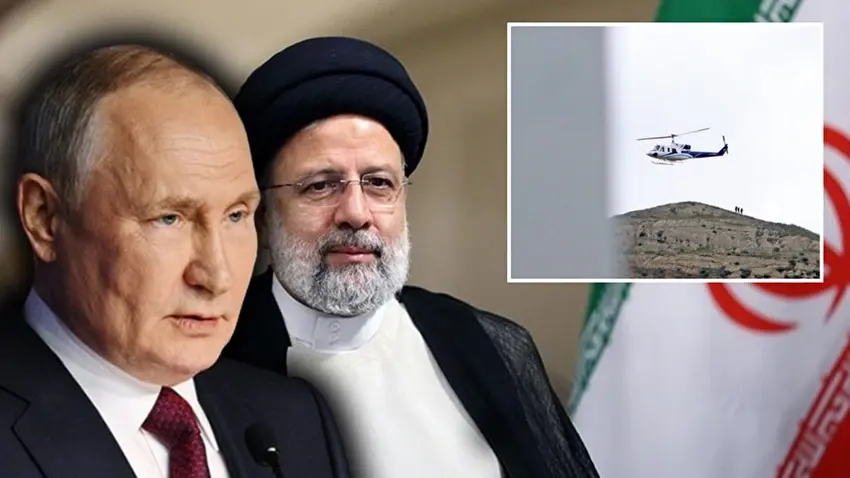 Ji Pûtîn agahiyeke balkês li ser ketina helîkoptera Reîsî