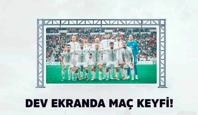 Sampiyon Amedspor'un son maçi için 'dev ekren' kurulacak 