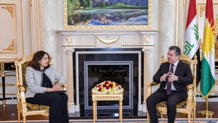 Mesrur Barzani, ABD Disisleri Bakan Yardimcisi ile görüstü