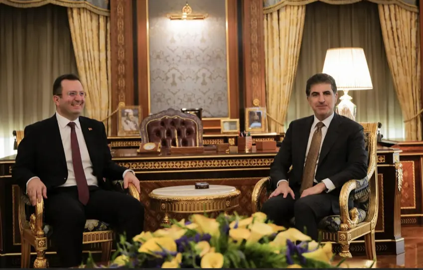 Neçirvan Barzani Türkiye'nin Erbil Baskonsolosu ile bir araya geldi