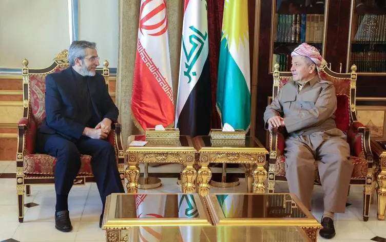 Serok Barzanî pêswazî li Elî Baqirî kir