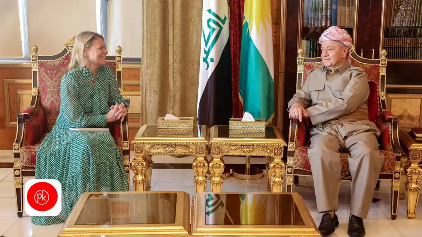 Serok Barzanî pêswazî li konsula nû ya Brîtanyayê kir