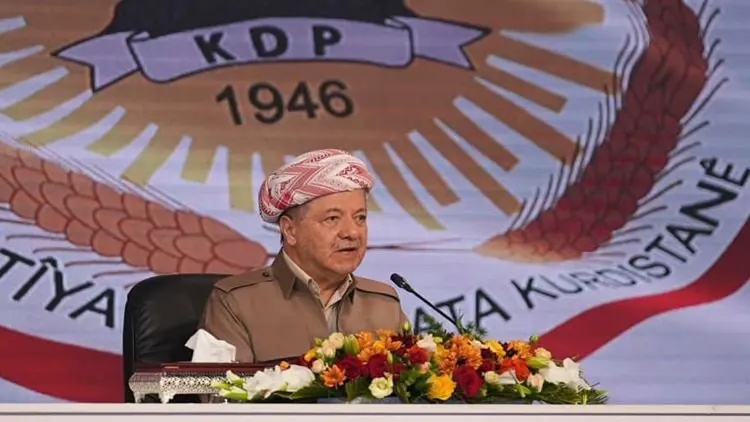 Mesud Barzani KDP üyeleriyle toplandi