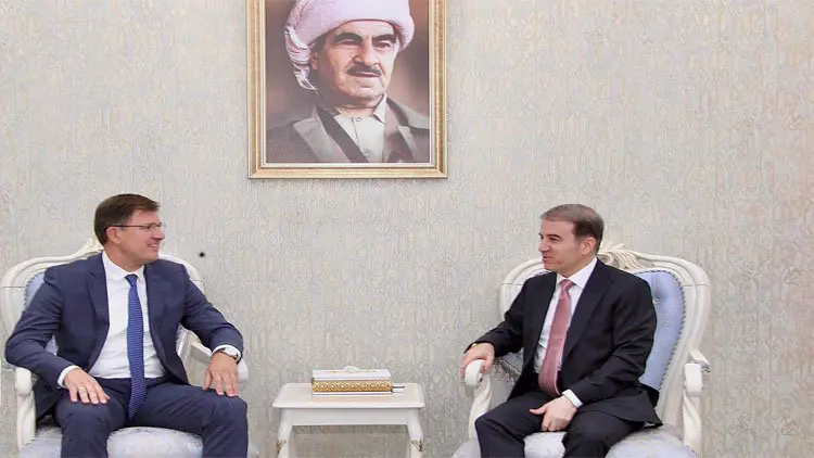 Hemin Hewrami ve Rusya Baskonsolosu ile görüstü