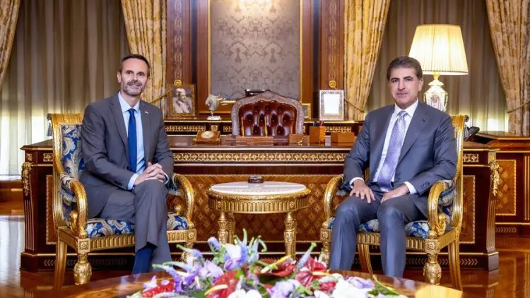 Neçirvan Barzani, Hollanda Baskonsolosu  Beerends'i kabul etti