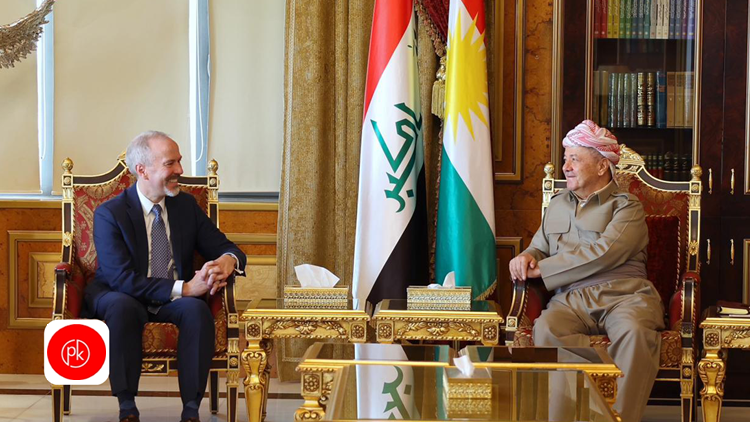 Serok Barzanî bi Konsulê nû yê Amerîkayê Steve Bittner re civiya