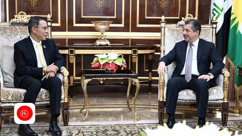 Mesrûr Barzanî bi Balyozê Taylandê re pêsxistina pêwendiyan gotûbêj kir