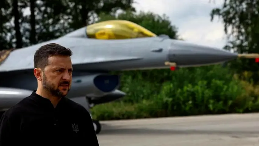 Yekem balafira F-16 ya Ukraynayê hate xistin