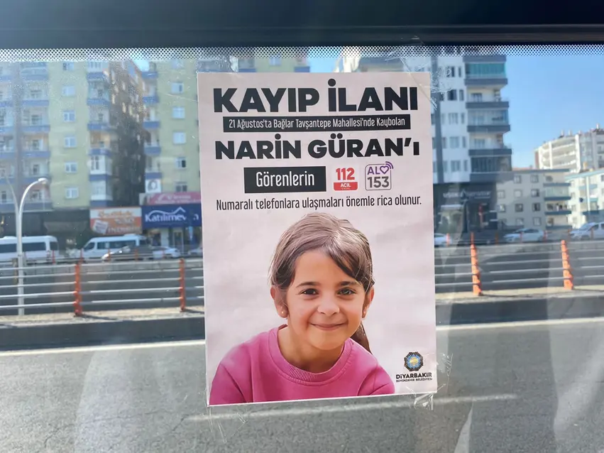 Diyarbekir | Apê Narîn a winda hate girtin, lê hîn ti agahî ji keçikê nîne