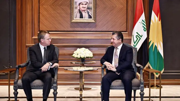 Mesrur Barzani, Fransa Büyükelçisi ile görüstü