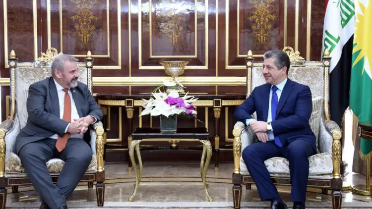 Mesrur Barzani AB Büyükelçisini kabul etti