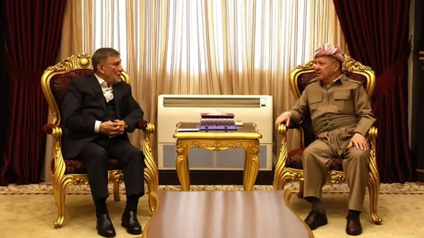 Mesud Barzani ve İzzet Şabender görüştü