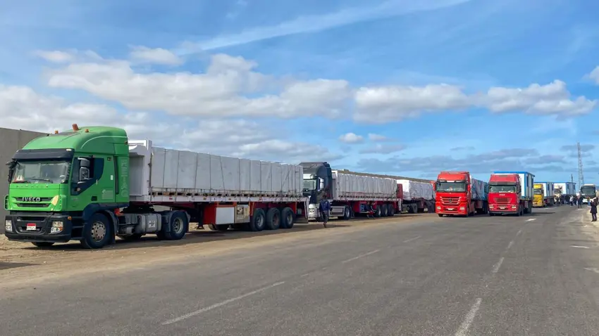 Di roja ewil a agirbestê de 552 kamyonên alîkariyê derbasî herêma Xezzeyê bûn