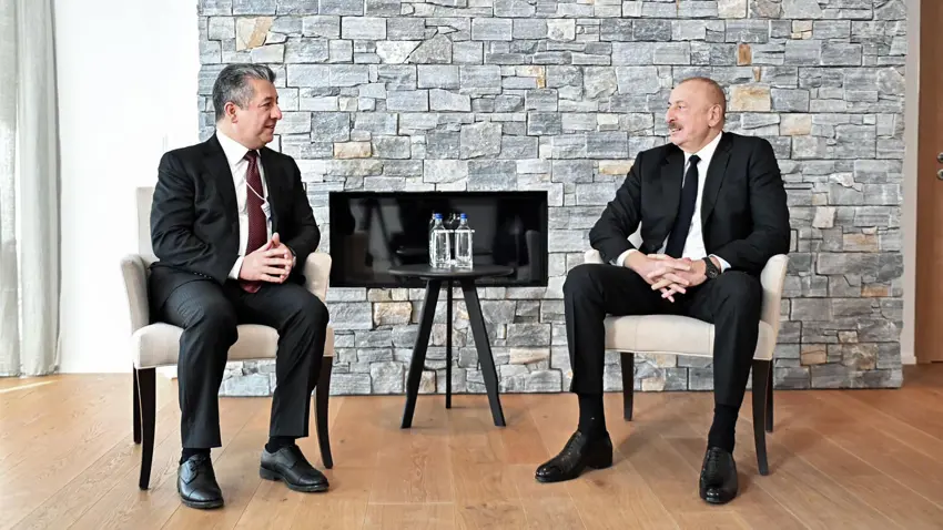 Aliyev, Basbakan Barzani'yi Azerbaycan'a davet etti