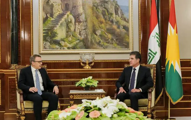 Neçirvan Barzani Hollanda'nin yeni baskonsolosunu kabul etti
