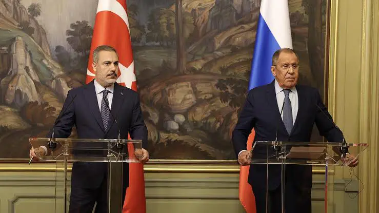 Hakan Fidan ve Sergey Lavrov görüstü