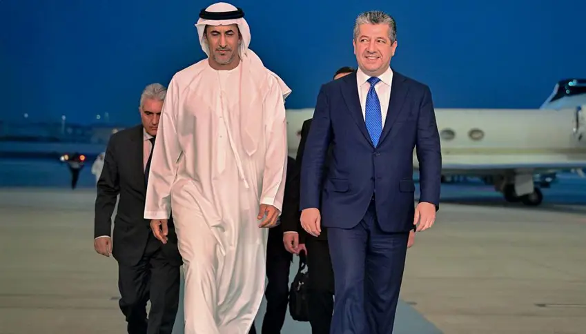 Mesrûr Barzanî bi serdaneke fermî gihîst Îmaratê