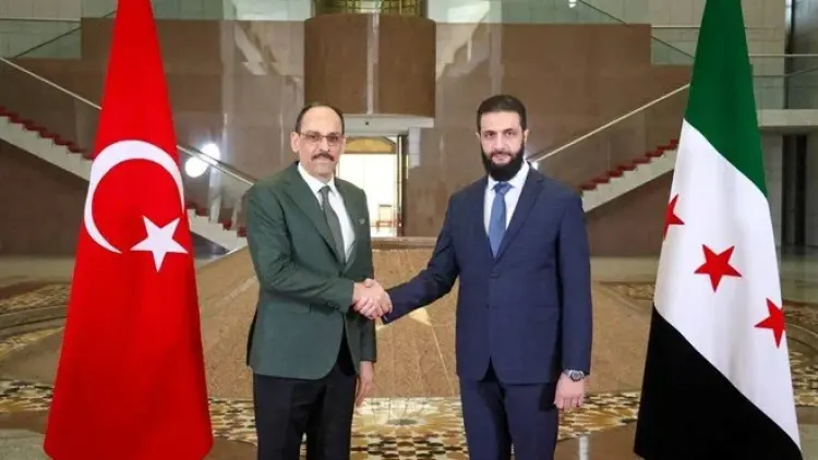 Ibrahim Kalin, Sam'da Ahmed Sara ile bir araya geldi