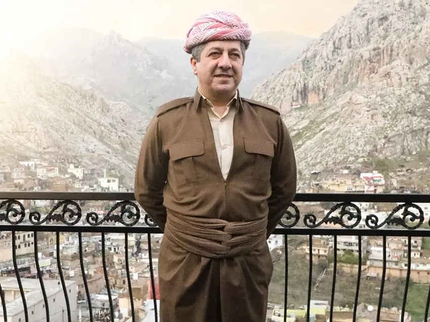 Mesrûr Barzanî Newroz pîroz kir