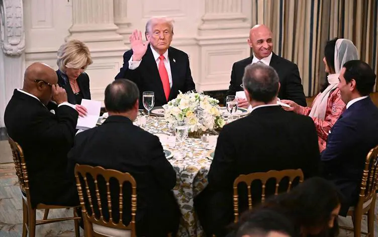 ABD Baskani Trump, Beyaz Saray'da iftar verdi
