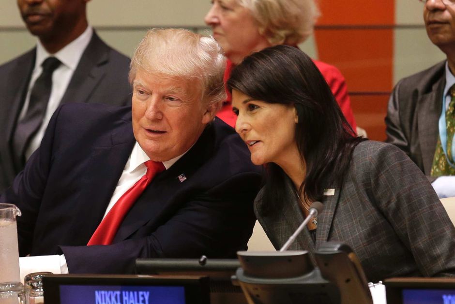 Haley: Biryare rûnistina KENY a li ser Îranê Trump birêve bibe