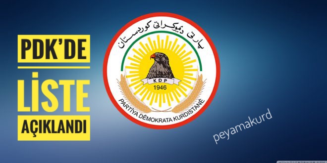PDK’nin aday listesi açiklandi