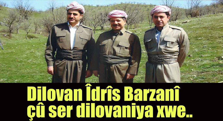 Serok Barzanî jibona wefata Dilovan Îdrîs Barzanî peyamek belav kir.