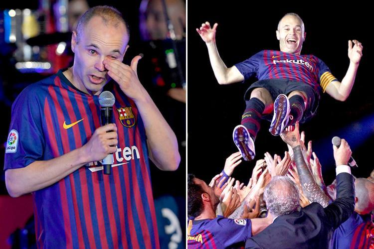 Andres Iniesta cara dawî formayê Barcelonayê li xwe kir