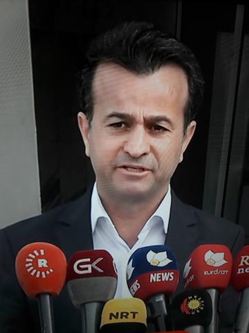 Nehistin Parlementerê Kurd Salar Mehmûd here rojava