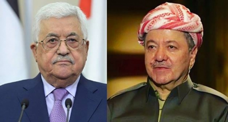 Serok Barzanî ji Serokê Filistînê re mesajek rê kir!